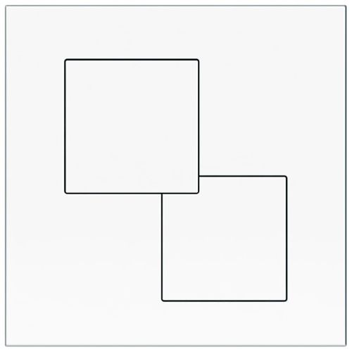 Клавиша смыва механическая KK POL UNI SPP/179/0/K цвет белый глянцевый
