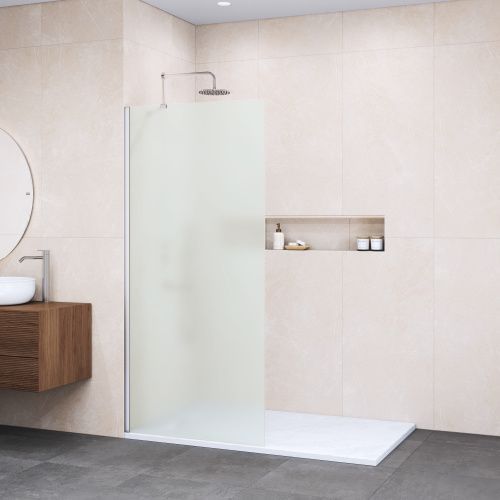 Душевая перегородка RGW Walk In 351011011-21 110х195 стекло матовое профиль хром глянцевый