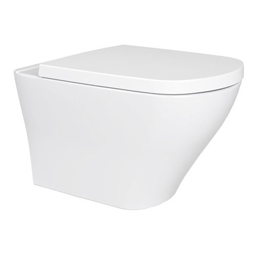 Чаша унитаза подвесная Ravak CLASSIC (Ravak) X01671 цвет белый без сиденья безободковая каскадный смыв