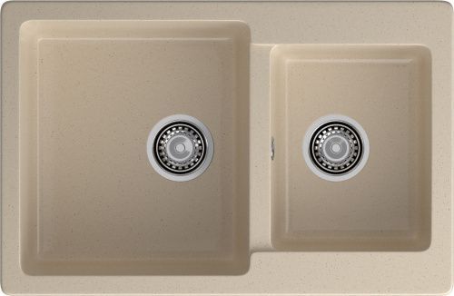 Кухонная мойка Granfest Practik P-780K кашемир 78х51 цвет бежевый поверхность матовая