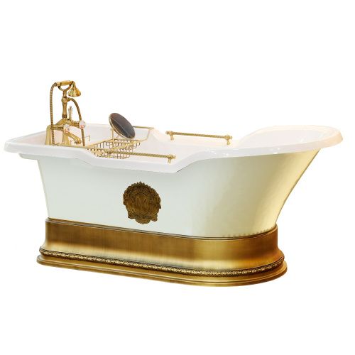 Ванна из искусственного мрамора Migliore IMPERO PODIUM 25809 180х87 отдельностоящая прямоугольная