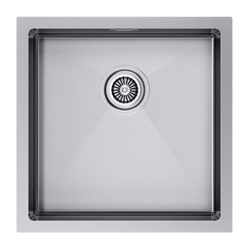 Кухонная мойка Paulmark GERBERG 44 UNI PM214444-BS 39х39 цвет брашированная нержавеющая сталь поверхность матовая