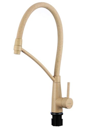 Смеситель для кухни Fmark FS8255-S на мойку бежевый