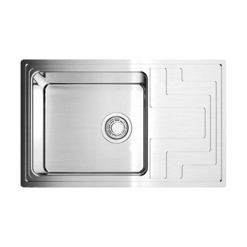 Кухонная мойка Omoikiri Mizu 4973729 78х48 цвет нержавеющая сталь