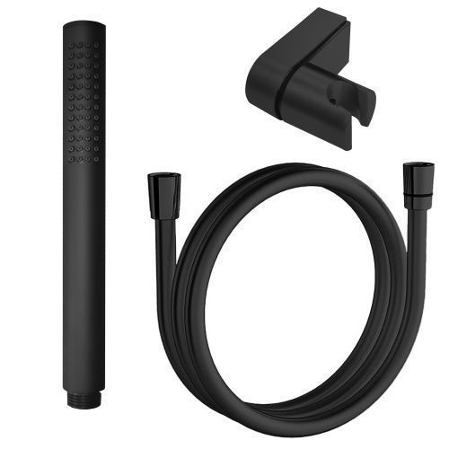 Душевой гарнитур Azario CS00088966 настенный черный матовый