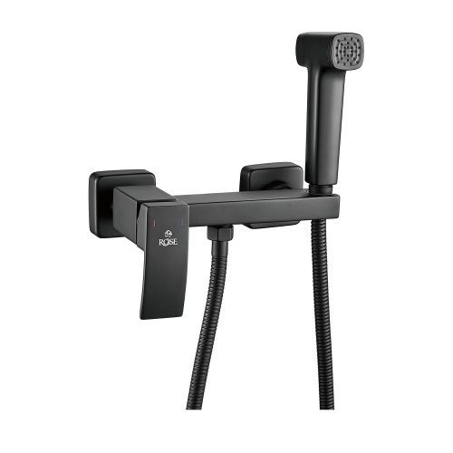 Гигиенический душ со смесителем Rose R1505H-1 черный