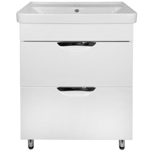 Тумба с раковиной Loranto CS00070755 60х48х88 напольная цвет белый