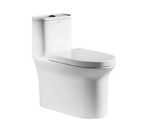 Унитаз напольный с бачком Arrow AB1802H белый без сиденья безободковый каскадный смыв