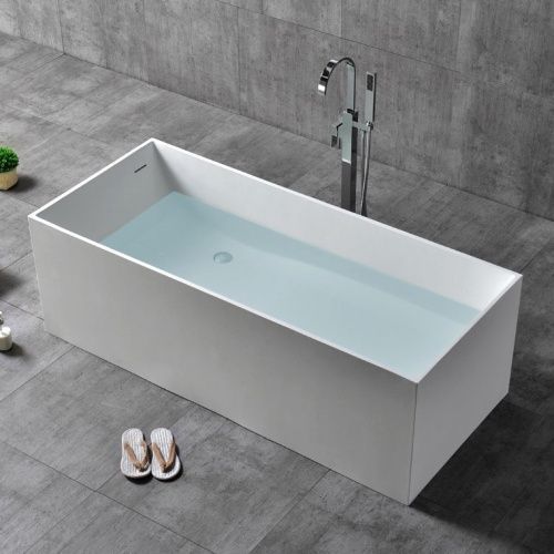 Ванна из искусственного камня Abber Stein AS9642-1.8 180х76 отдельностоящая прямоугольная с ножками