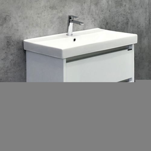 Тумба с раковиной Comforty Дублин 00004137103CF 75х46х62 подвесная цвет белый