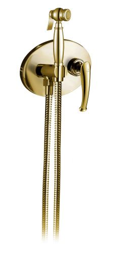 Гигиенический душ со смесителем AltroBagno Beatrice AltroBagnoBeatrice060113Or золото