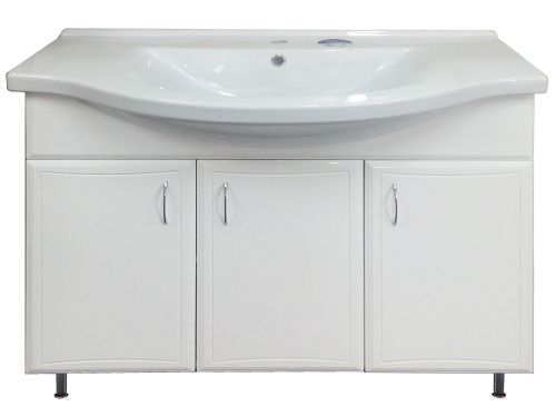 Тумба с раковиной Loranto Коралл CS00040245 50х33х82 напольная цвет белый