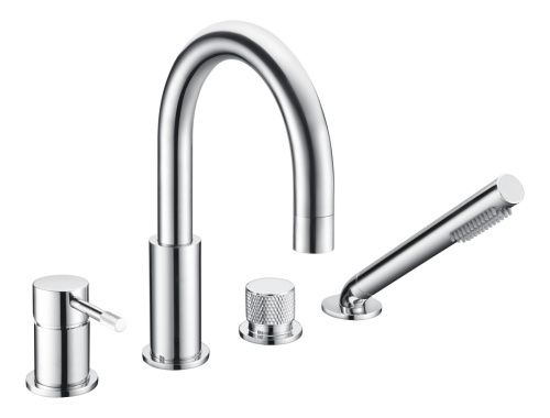 Смеситель Boheme Uno 460-CR на борт ванны хром