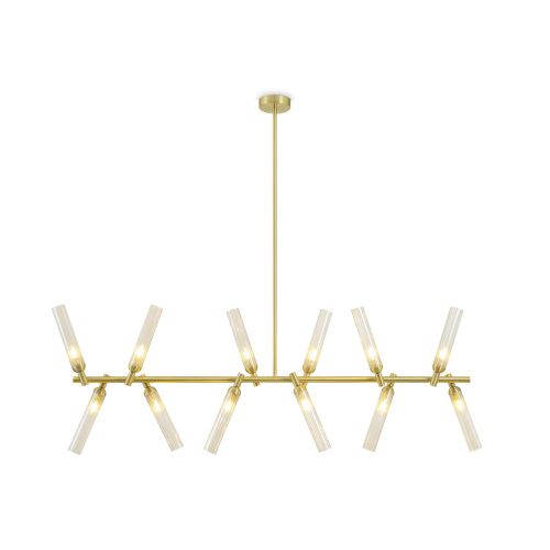 Люстра на штанге Freya Borgy Modern FR5379PL-12G