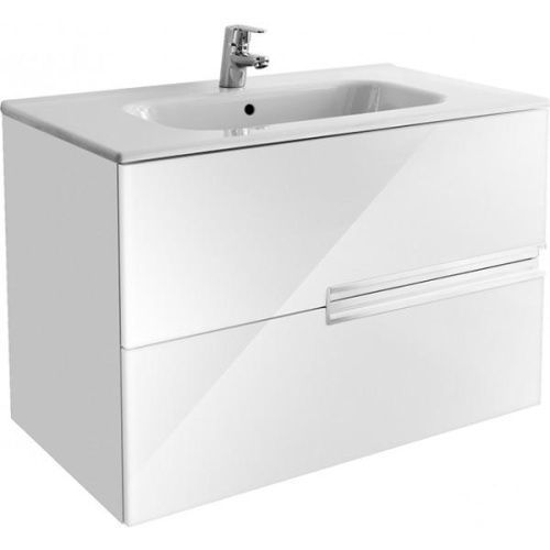 Тумба под раковину Roca VICTORIA NORD Z.RU93.0.273.1 79х45х55 подвесная цвет белый глянцевый