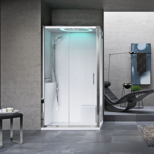 Душевая кабина Novellini Eon EON2P129ST1N-1AK 120х80 прямоугольная с крышей ориентация левая