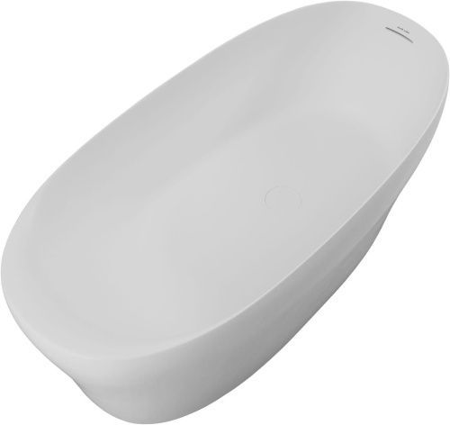 Ванна из искусственного камня Allen Brau 2.35001.21 170х80 отдельностоящая овальная с ножками