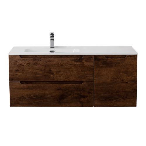 Тумба под раковину BelBagno Etna ETNA-1200-2C-1A-SO-RW-L 121х46х50 подвесная цвет коричневый