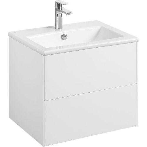 Тумба под раковину Aquaton Сохо 1A258001AJ010 59х46х47 подвесная цвет белый глянцевый