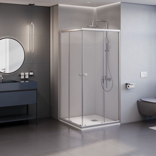 Душевой уголок RGW Dolphin 28912699-11 90х90 стекло прозрачное профиль хром глянцевый без поддона