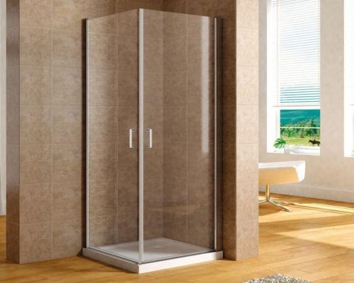 Душевой уголок Aquanet Cinetic AE12-N-90H190U-CT-2 шт 90х90 стекло прозрачное профиль хром глянцевый без поддона