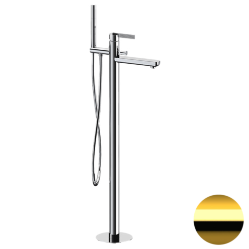 Смеситель для ванны Daniel Club ANC678DO напольный золото глянцевое