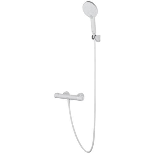 Смеситель для душа Wonzon & Woghand Inn WW-B2065-A-MW настенный белый с термостатом