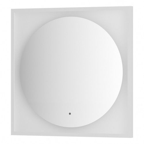 Зеркало в ванную Defesto ECLIPSE DF 2237R 70х70 цвет белый