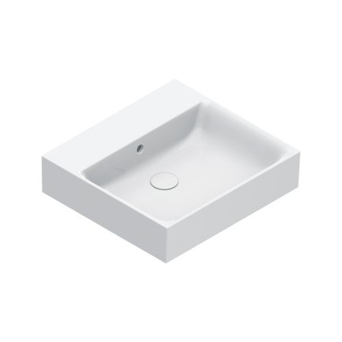 Раковина керамическая Catalano Premium 50 см 220500001 подвесная цвет белый без отверстий под смеситель