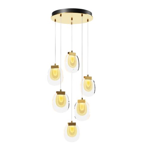 Люстра подвесная Maytoni Biology Modern MOD367PL-L18BBSK