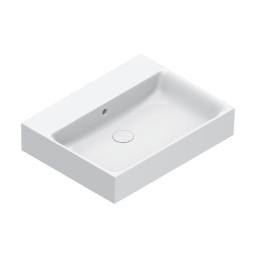 Раковина керамическая Catalano Premium 60 см 220600001 подвесная цвет белый без отверстий под смеситель