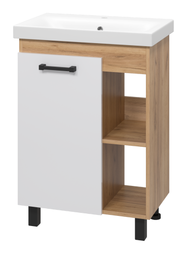 Тумба под раковину Misty Крафт П-Кра-07060-011 57х36х70 напольная