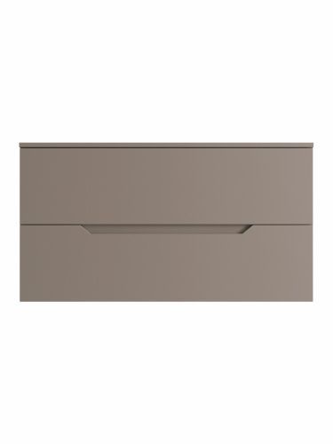 Тумба под раковину Orange Line Li-100TuLMDF 101х46х54 подвесная цвет бежевый