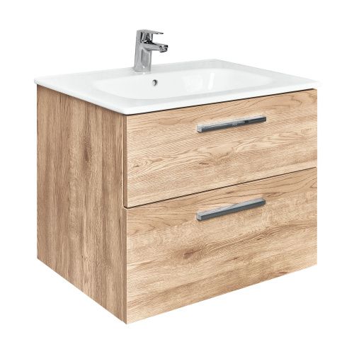 Тумба под раковину Roca VICTORIA A857468517 61х45х537 подвесная цвет орех