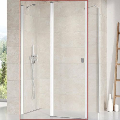 Душевая дверь Ravak CHROME 1QVG0100Z1 120x195 стекло прозрачное профиль белый