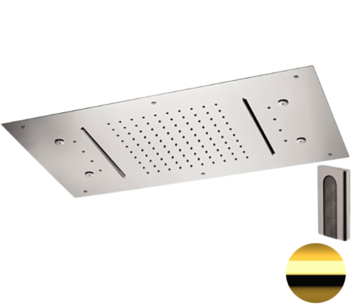 Верхний душ Remer 357RR7040N2CWDO золото глянцевое