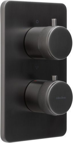 Смеситель для ванны с душем Allen Brau Priority 5.31314-MG встраиваемый в стену серый с термостатом