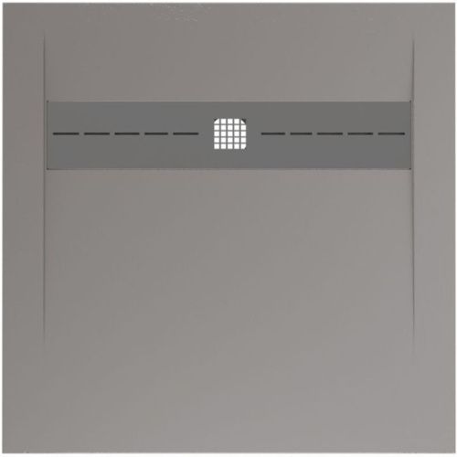 Душевой поддон Allen Brau Infinity 8.21001-PGM 90х90 искусственный камень серый без каркаса