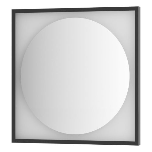 Зеркало в ванную Defesto ECLIPSE DF 2232 70х70 цвет черный