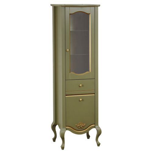 Шкаф-пенал Migliore IMPERO 28617 49х44х161 напольный цвет олива