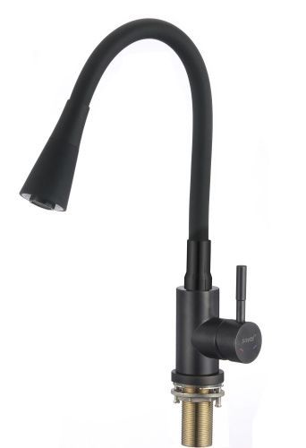Смеситель для кухни Savol S-3002HM на мойку черный