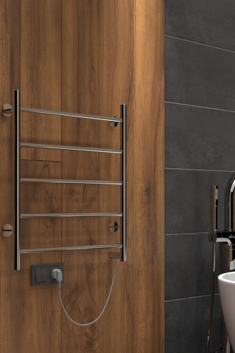 Полотенцесушитель Indigo LINE LCLE60-40R 43х60 электрический хром