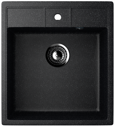 Кухонная мойка Ulgran Classic U-406-308 45х50 цвет черный