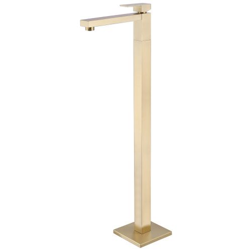 Смеситель ABBER Daheim AF8241G напольный золото матовое