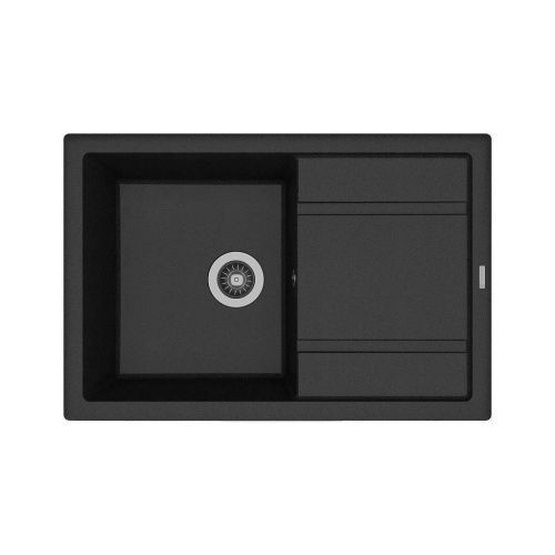 Кухонная мойка Florentina Липси 760 20.160.D0760.208 76х51 цвет черный матовый поверхность матовая