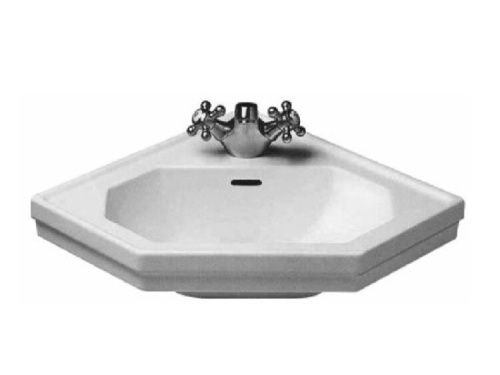 Раковина керамическая Duravit 1930 793420000 60х45 подвесная цвет белый 1 отверстие под смеситель