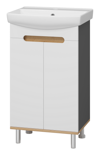 Тумба под раковину Misty Сканди Э-Ска01050-0150-2Д 46х35х70 напольная
