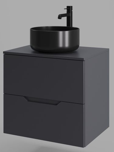 Тумба с раковиной Orange Line Li-60TugMDF+B07-345B 61х46х72