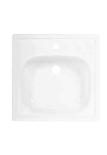 Кухонная мойка ВИЗ Antika AMC-51101 50х50 цвет белый поверхность глянцевая