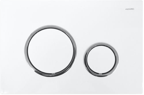 Клавиша смыва механическая Azario AZ-8200-0045 цвет белый/хром